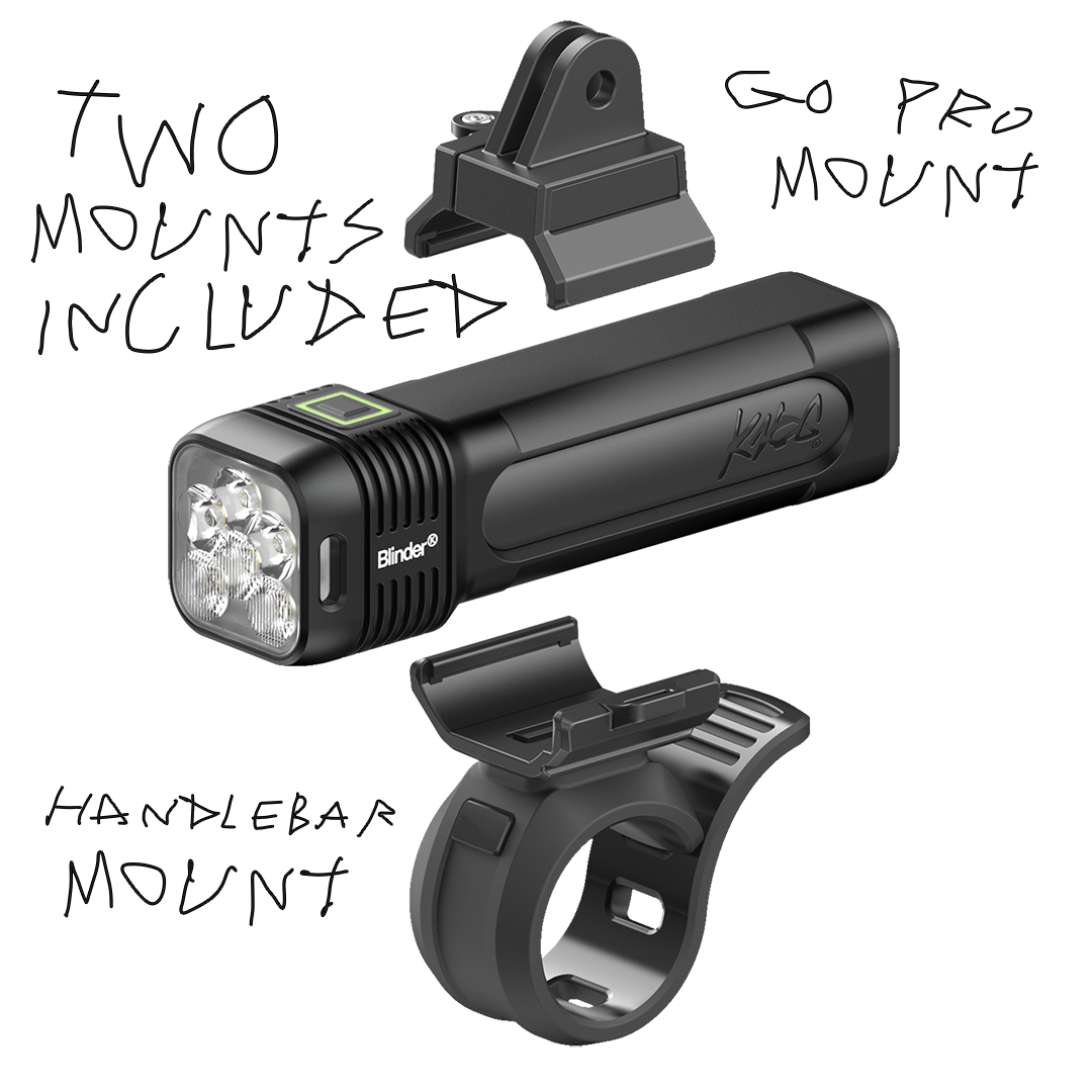 Blinder 1400 Front Bike Light | USB-C Rechargeable | Knog