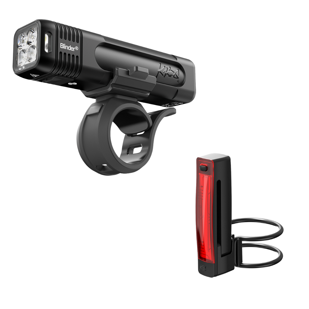 Blinder 600 & Plus Rear Bike Light Set | USB-C Rechargeable | Knog